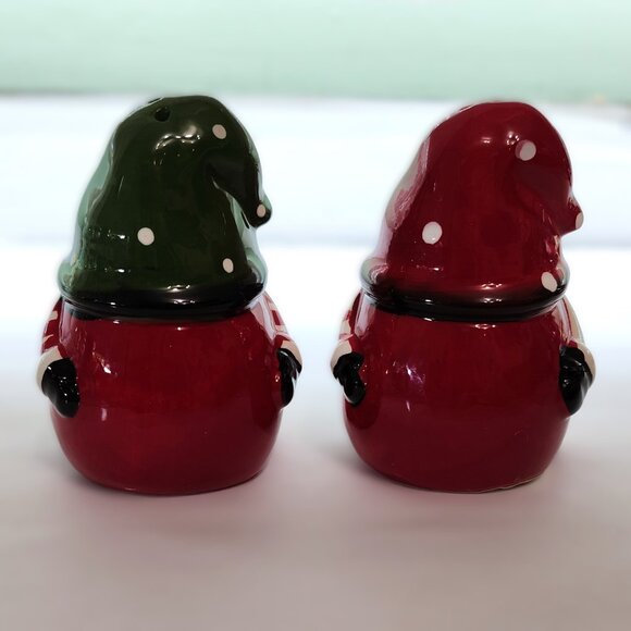 Santa Claus Style Gnome Salt & Pepper Shakers - Picture 3 of 8